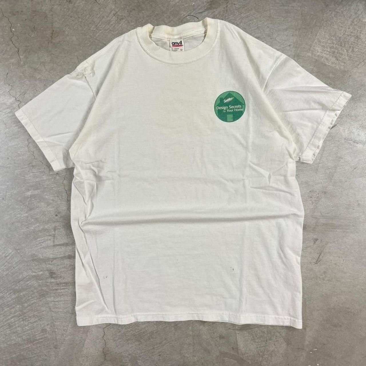 Swiffer Anvil White Tee With Green Graphic